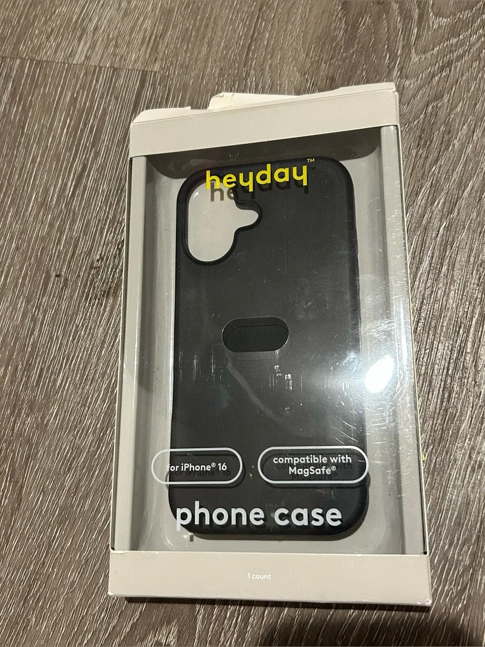 New iPhone 16 Heyday Black Phone Case MagSafe Compatible